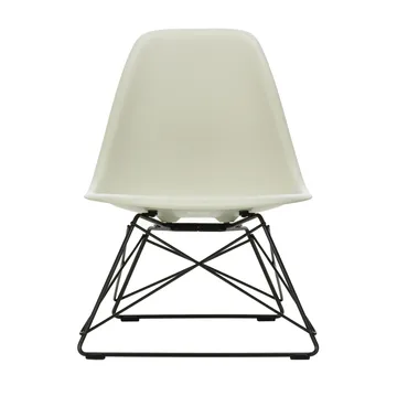Eames Plastic Side Chair LSR loungestol - White-deep black - Vitra