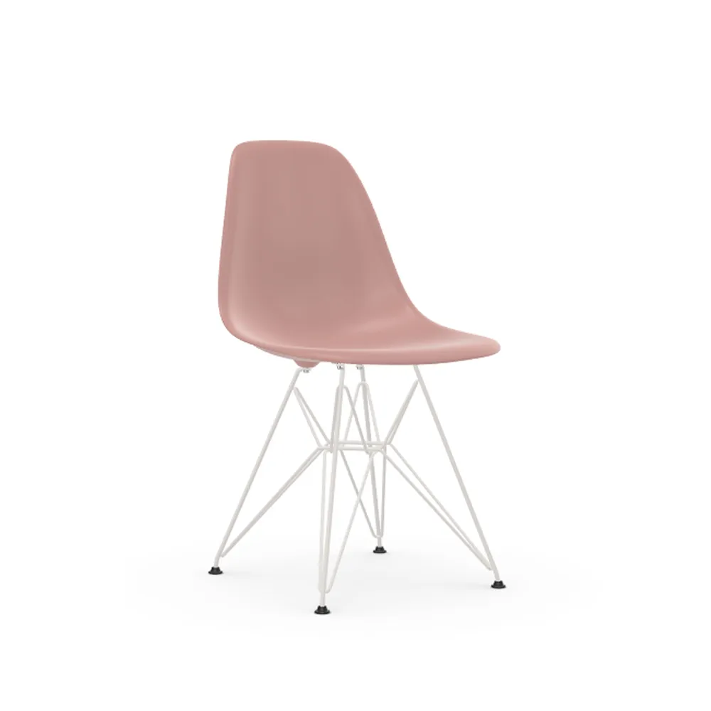 Eames Plastic Side Chair RE DSR stol, 41 pale rose-white Vitra