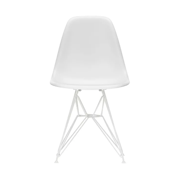Eames Plastic Side Chair RE DSR stol - 85 cotton white-white - Vitra