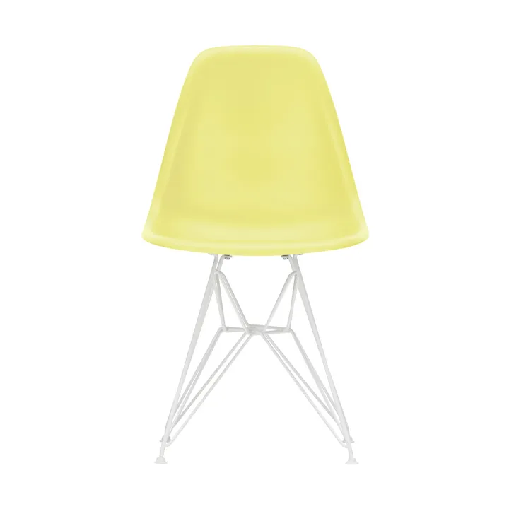 Eames Plastic Side Chair RE DSR stol - 92 citron-white - Vitra