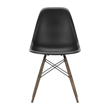 Eames Plastic Side Chair RE DSW stol - 12 deep black-dark maple - Vitra