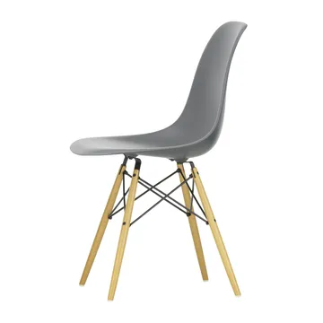 Eames Plastic Side Chair RE DSW stol - 56 granite grey-golden maple - Vitra