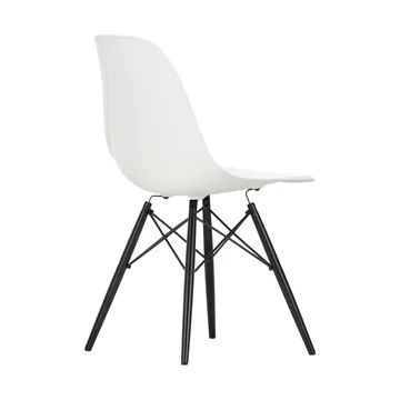 Eames Plastic Side Chair RE DSW stol - White-black maple - Vitra