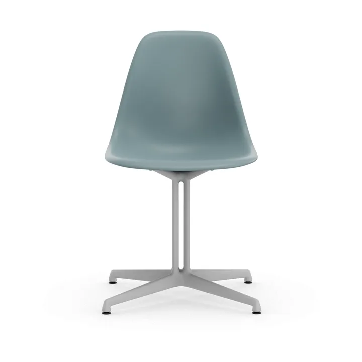 Eames Plastic Side Chair RE La Fonda base - 23 ice grey-04 white powder coated - Vitra