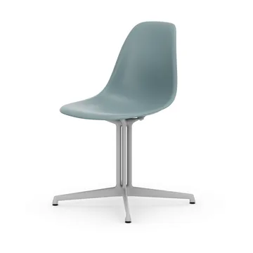 Eames Plastic Side Chair RE La Fonda base - 23 ice grey-04 white powder coated - Vitra