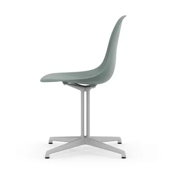 Eames Plastic Side Chair RE La Fonda base - 24 light grey-04 white powder coated - Vitra