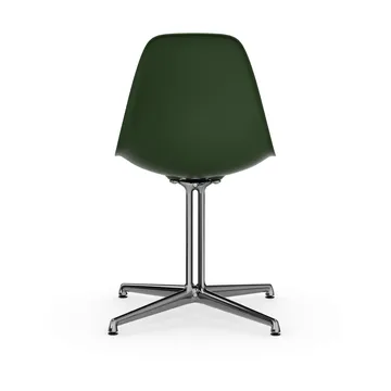 Eames Plastic Side Chair RE La Fonda base - 48 forest-03 polished aluminium - Vitra