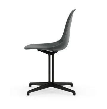Eames Plastic Side Chair RE La Fonda base - 56 granite grey-30 basic dark powder coated - Vitra