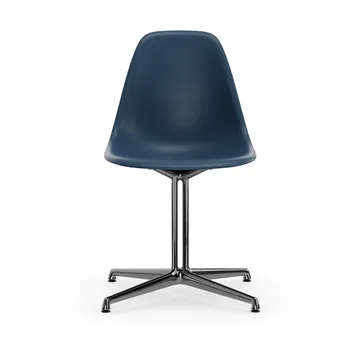 Eames Plastic Side Chair RE La Fonda base - 83 sea blue-03 polished aluminium - Vitra
