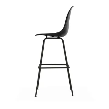 Eames Plastic Stool RE barpall - High Black-black - Vitra
