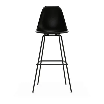 Eames Plastic Stool RE barpall - High Black-black - Vitra