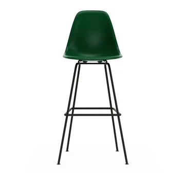 Eames Plastic Stool RE barpall - High Emerald green-black - Vitra