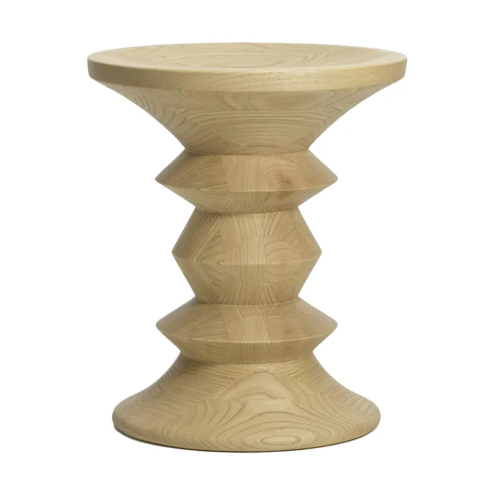 Eames Stool rund sittpall model A, Natural chestnut, Ø33x38 cm Vitra