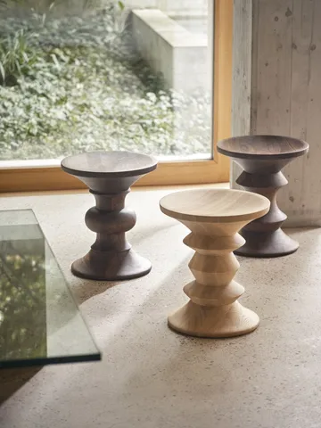 Eames Stool sittpall model A - Natural chestnut - Vitra