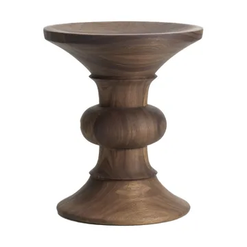 Eames Stool sittpall model B - Dark walnut - Vitra