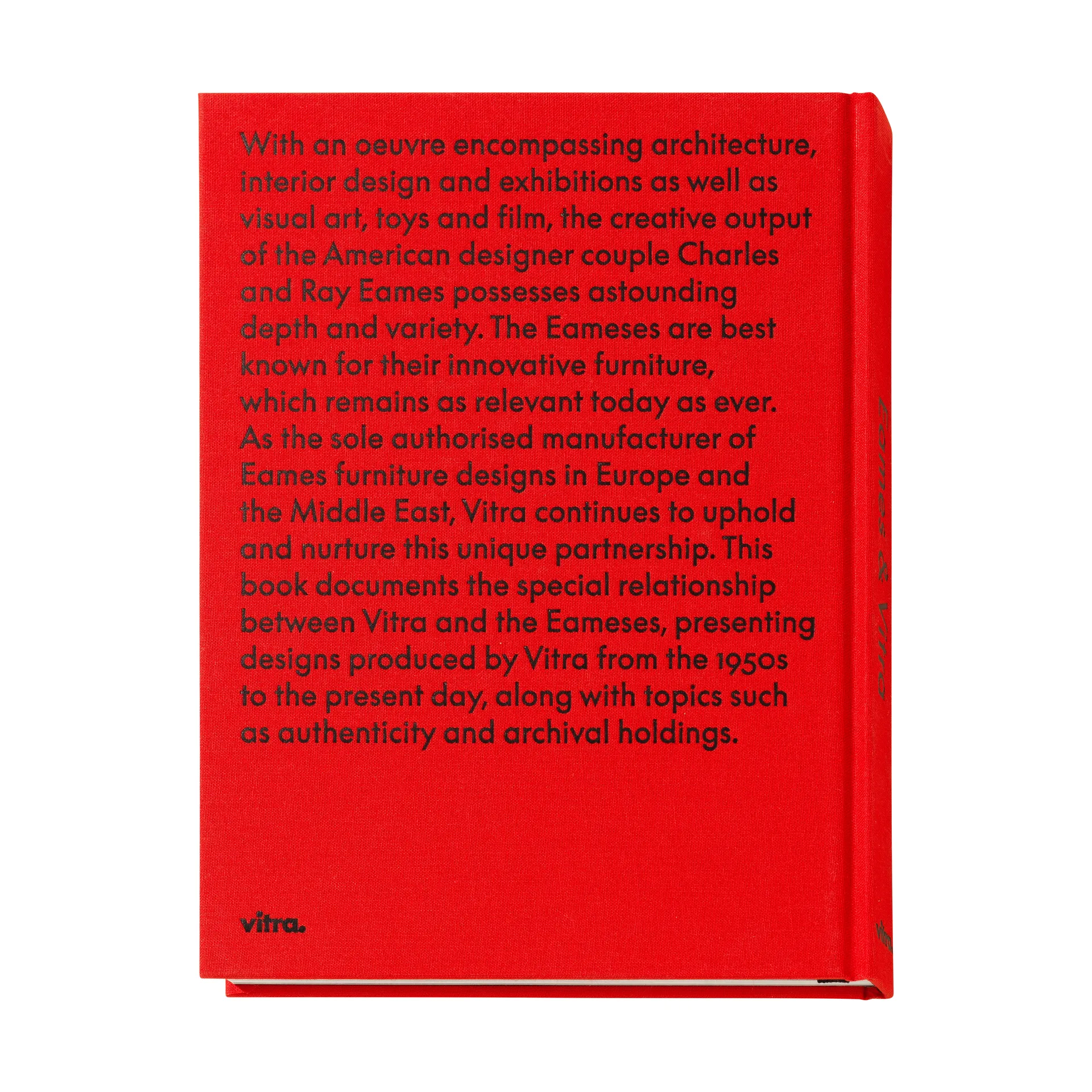 Eames & Vitra bok, Engelsk text Vitra