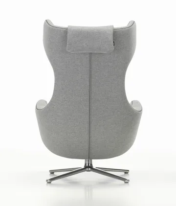 Grand repos fåtölj aluminiumstativ - Cosy 2 pebble grey - Vitra