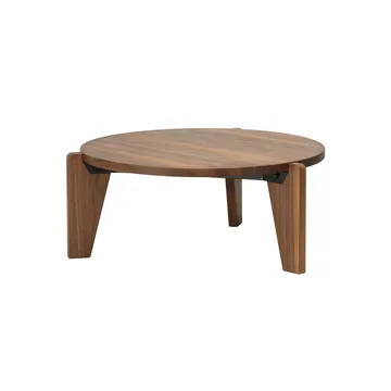 Guéridon bas soffbord - Oiled walnut - Vitra