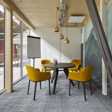 Guéridon matbord - Dark oak ø105cm - Vitra