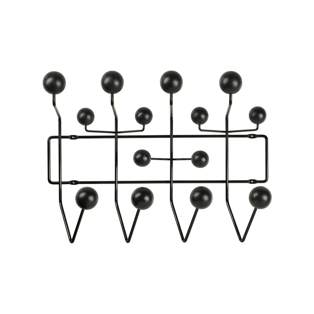 Hang It All klädhängare, Black-Black stained ash Vitra