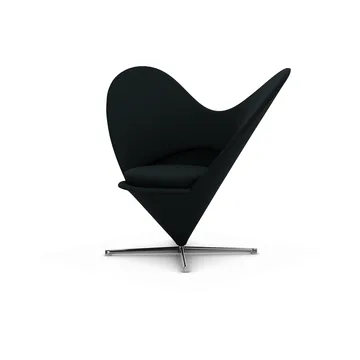 Heart Cone Chair fåtölj - Hola sea green-rostfritt stål - Vitra