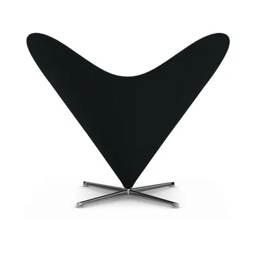 Heart Cone Chair fåtölj - Hola sea green-rostfritt stål - Vitra