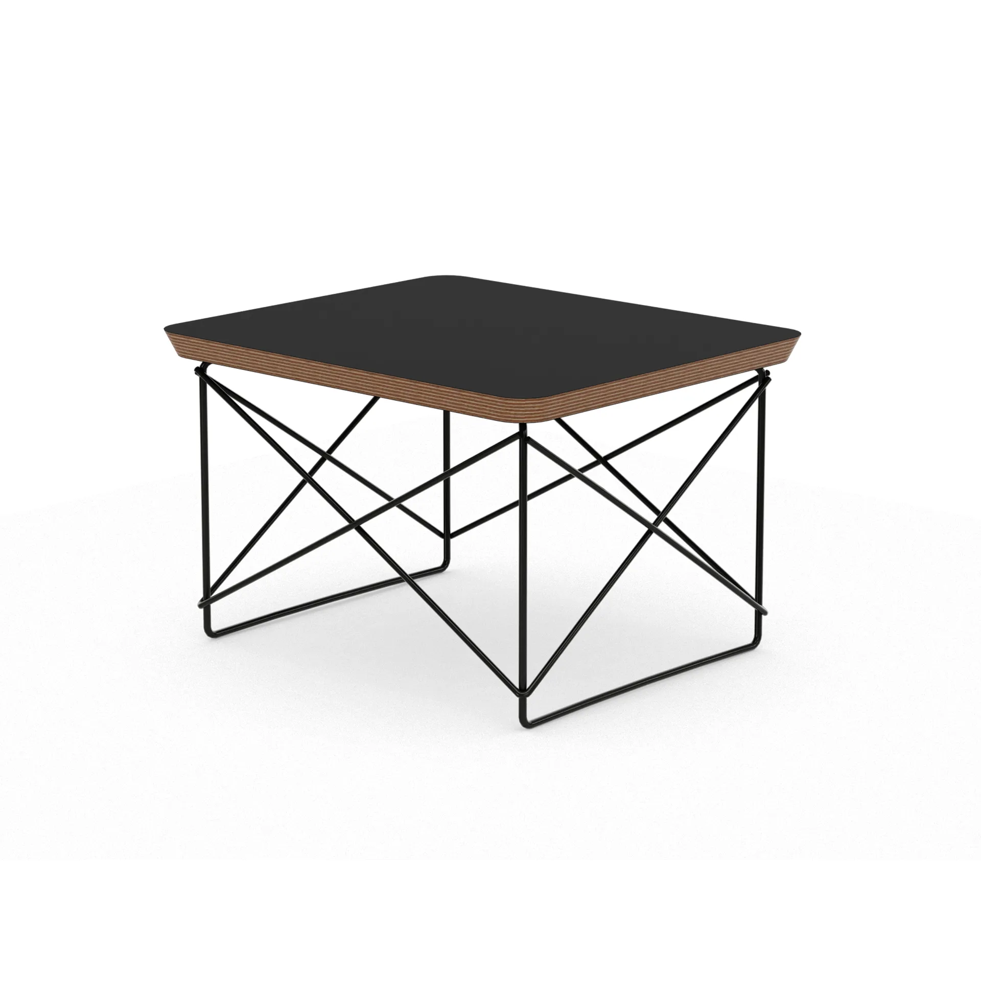 LTR occasional table sidobord, Black-basic dark Vitra