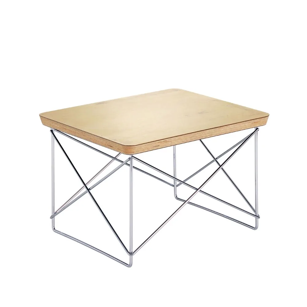 LTR occasional table sidobord, Bladguld-Kromstativ Vitra