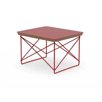 LTR occasional table sidobord - Linoleum dark brick-eames classic red - Vitra