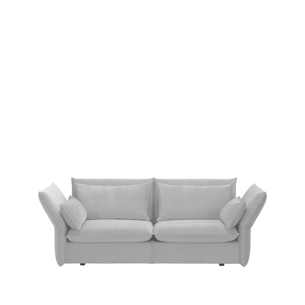 Mariposa 2,5-sits soffa, Iroko 02 silver grey Vitra