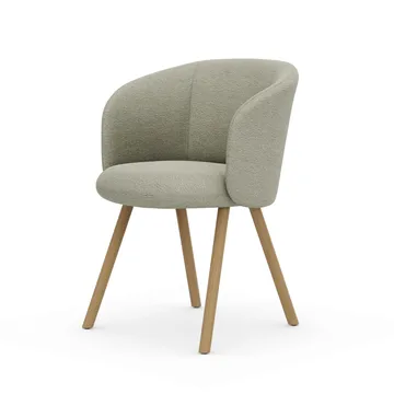 Mikado karmstol - Nubia Cream-sand-natural oak - Vitra