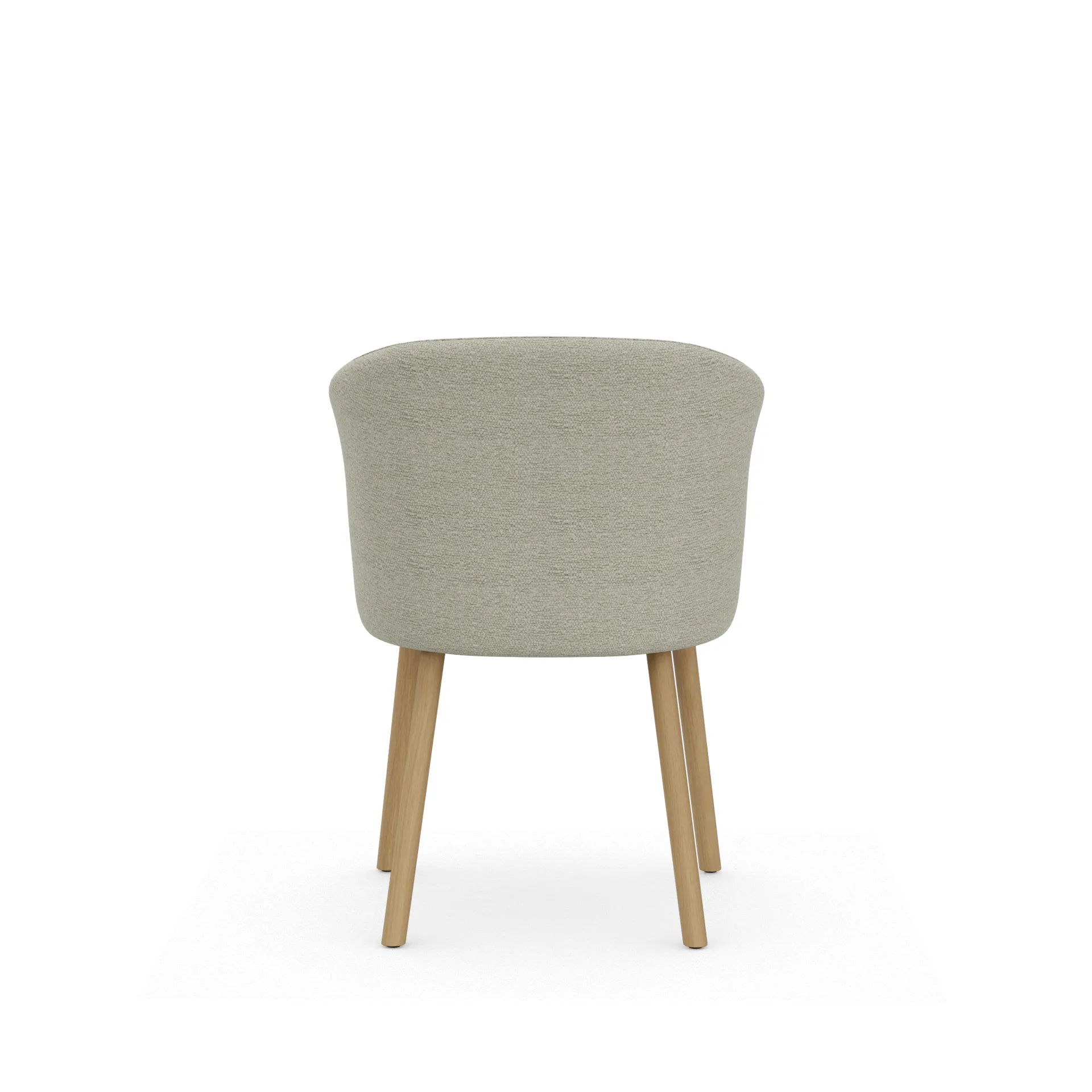 Mikado karmstol, Nubia Cream-sand-natural oak Vitra