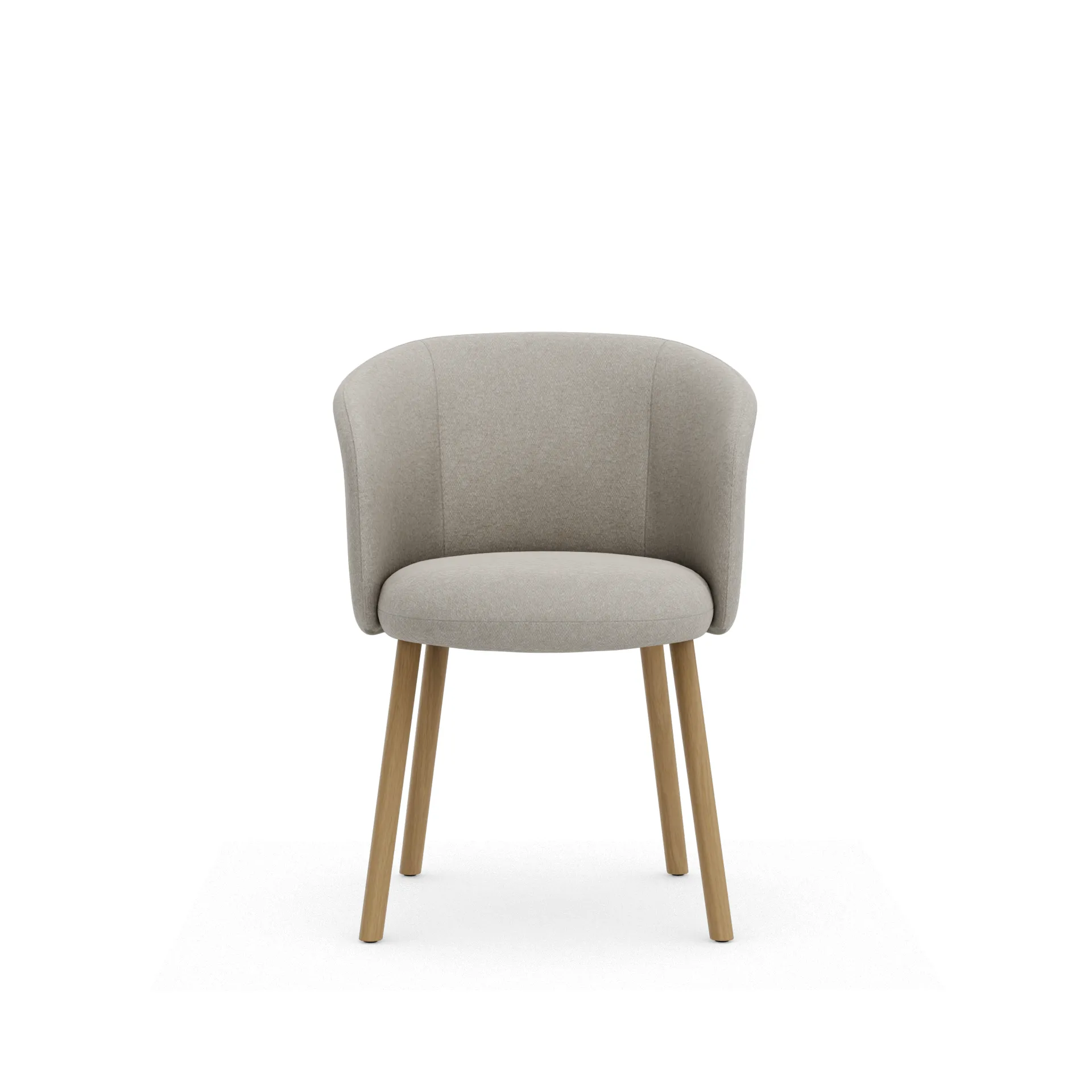 Mikado karmstol, Nubia Ivory-pearl-natural oak Vitra