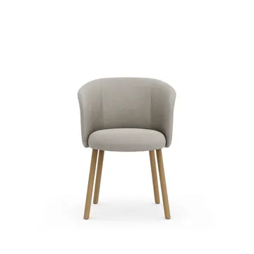 Mikado karmstol - Nubia Ivory-pearl-natural oak - Vitra