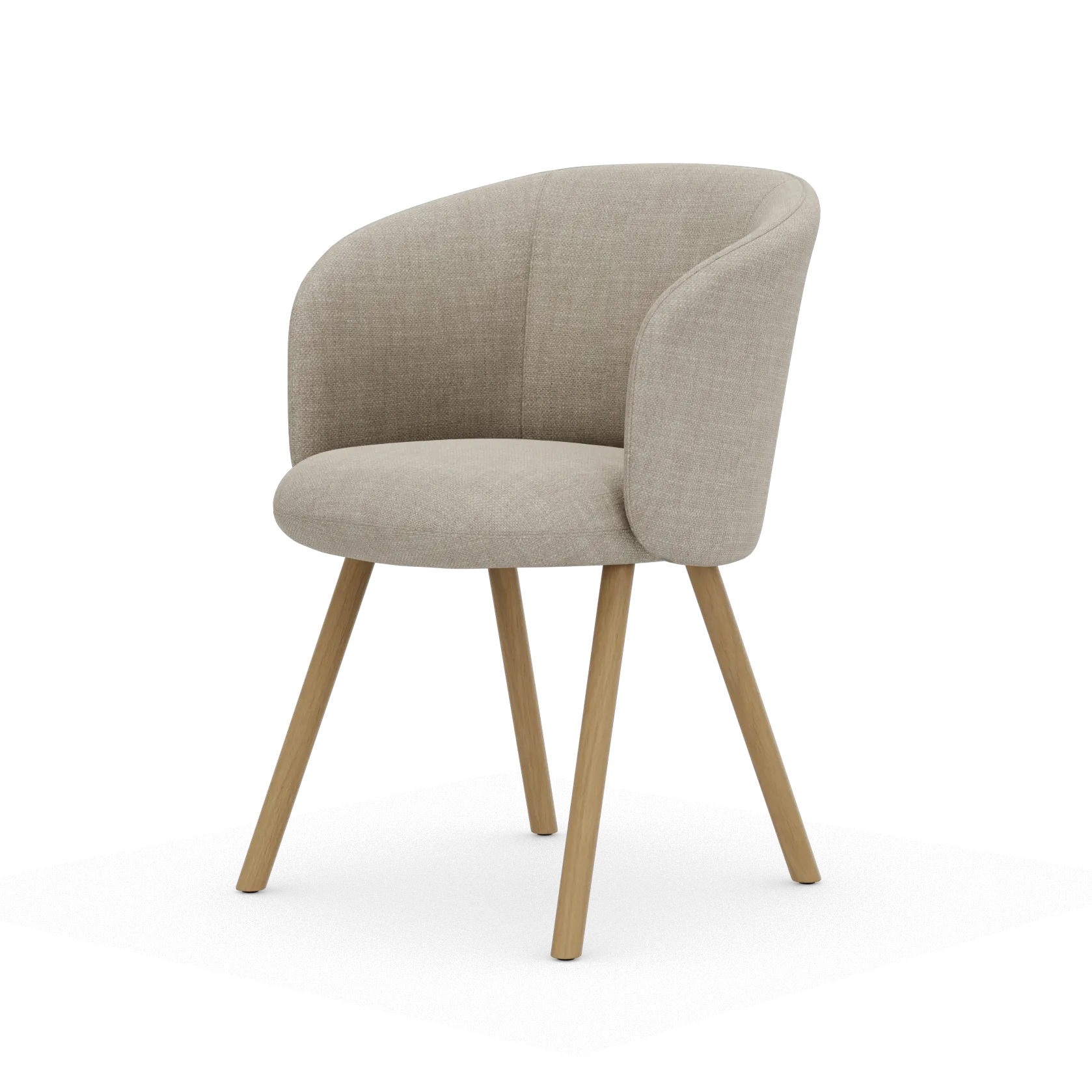 Mikado karmstol, Savana Pearl melange-natural oak Vitra