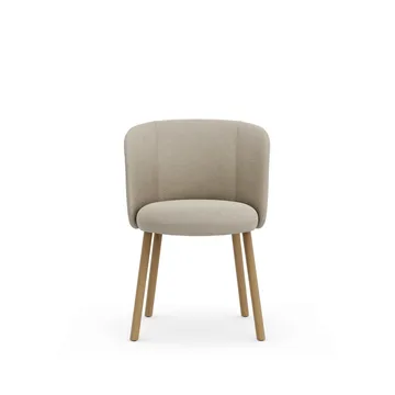 Mikado Side Chair stol - Nubia Cream-pearl-natural oak - Vitra