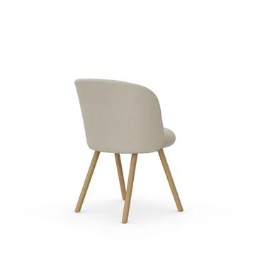 Mikado Side Chair stol - Nubia Cream-pearl-natural oak - Vitra