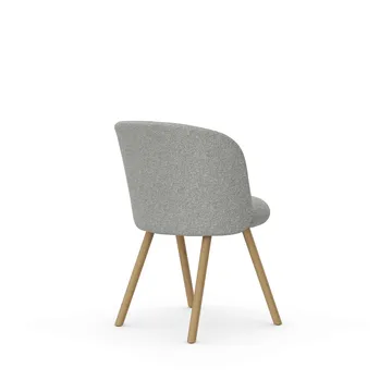 Mikado Side Chair stol - Nubia Cream-sierra grey-natural oak - Vitra