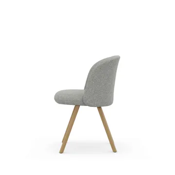 Mikado Side Chair stol - Nubia Cream-sierra grey-natural oak - Vitra