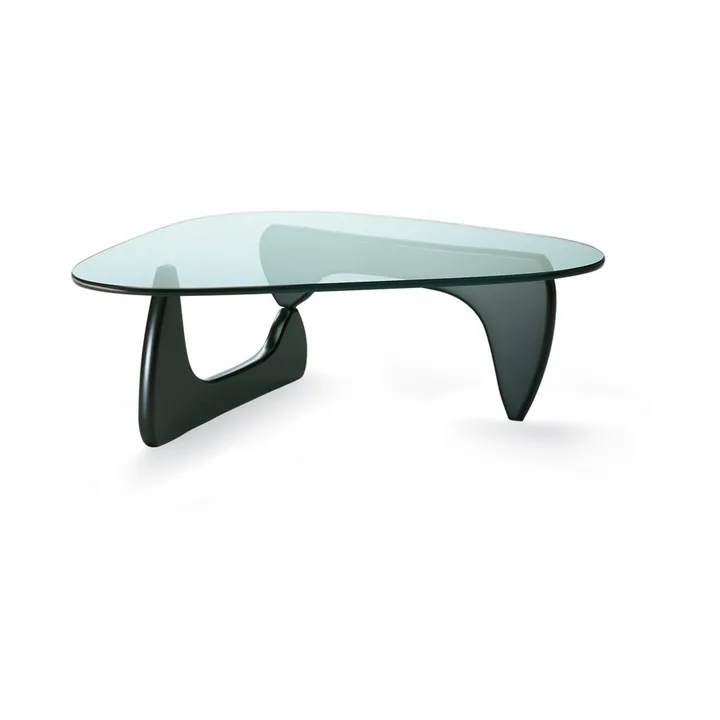 Noguchi coffee table soffbord glasskiva - Svart ask - Vitra