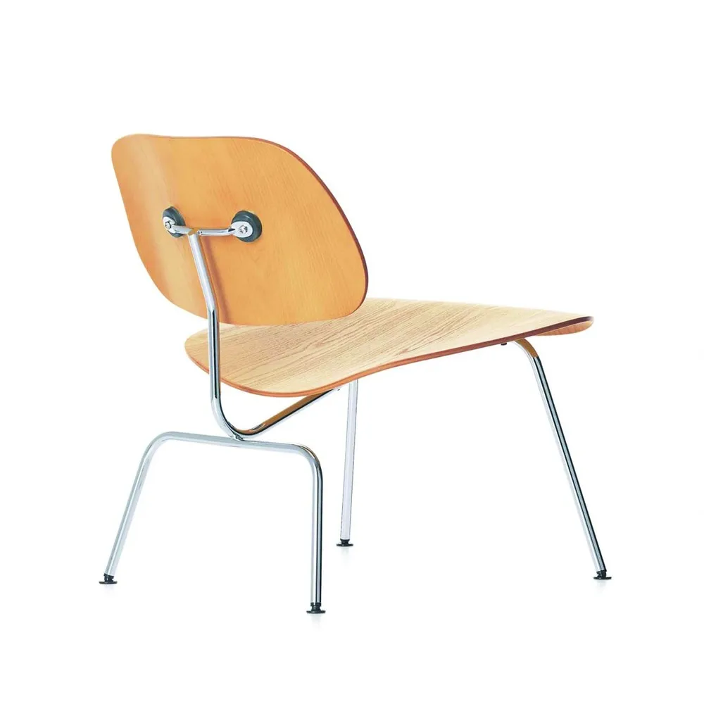 Plywood group LCM fåtölj, Ask-Kromben Vitra
