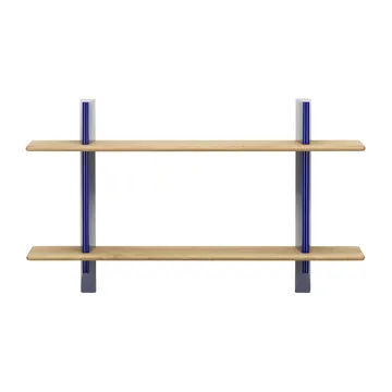 Rayonnage mural hylla - Oak-Prouvé bleu marcoule - Vitra