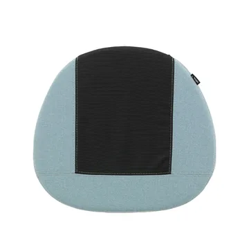 Soft Seats type B dyna - tyg plano 12 light grey/ice blue-antislip baksida - Vitra