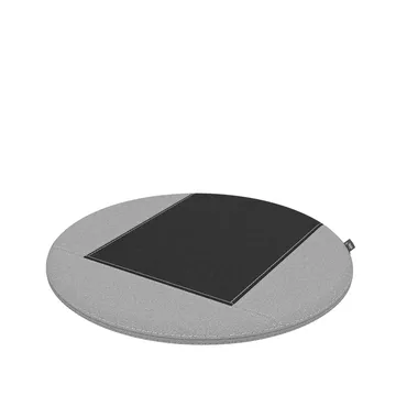 Soft Seats Type C dyna - tyg plano 05 cream white/sierra grey, antislip baksida - Vitra