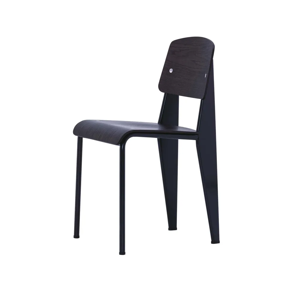Standard stol, ek mörk, deep black Vitra