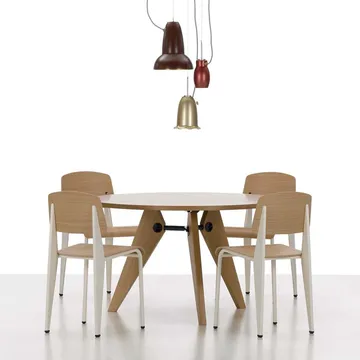 Standard stol - ek mörk, deep black - Vitra