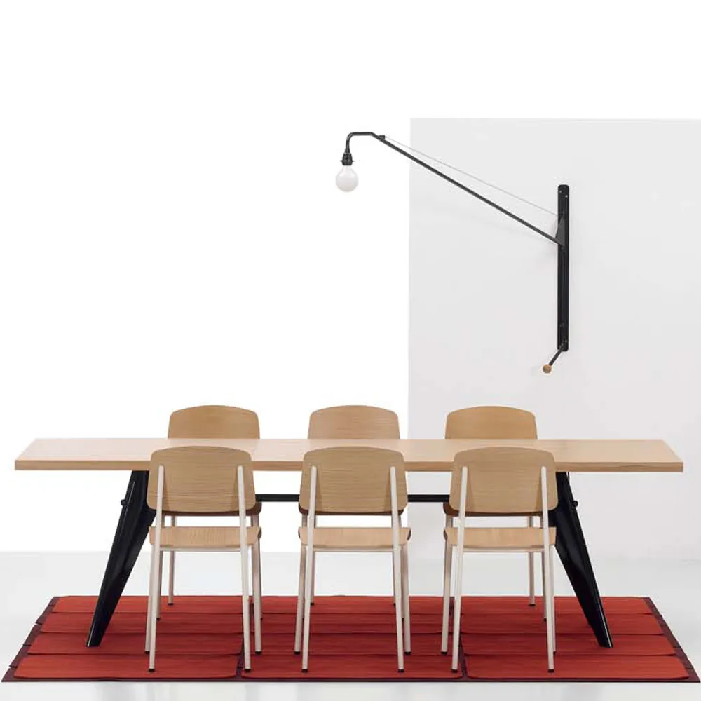 Standard stol, valnöt svartpigmenterad, deep black Vitra