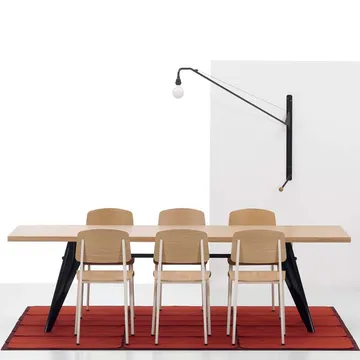 Standard stol - valnöt svartpigmenterad, deep black - Vitra
