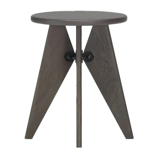 Tabouret Bois pall, Mörk ek Vitra