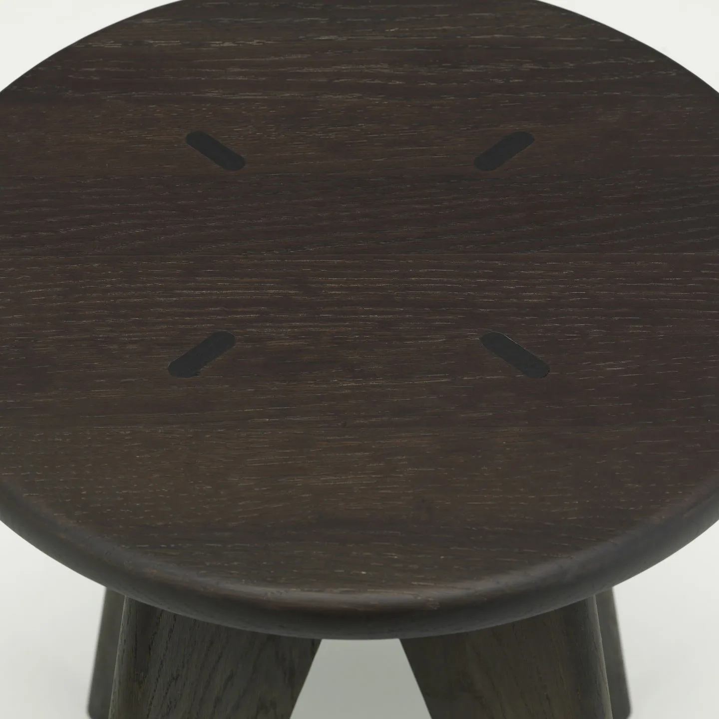 Tabouret Bois pall, Mörk ek Vitra